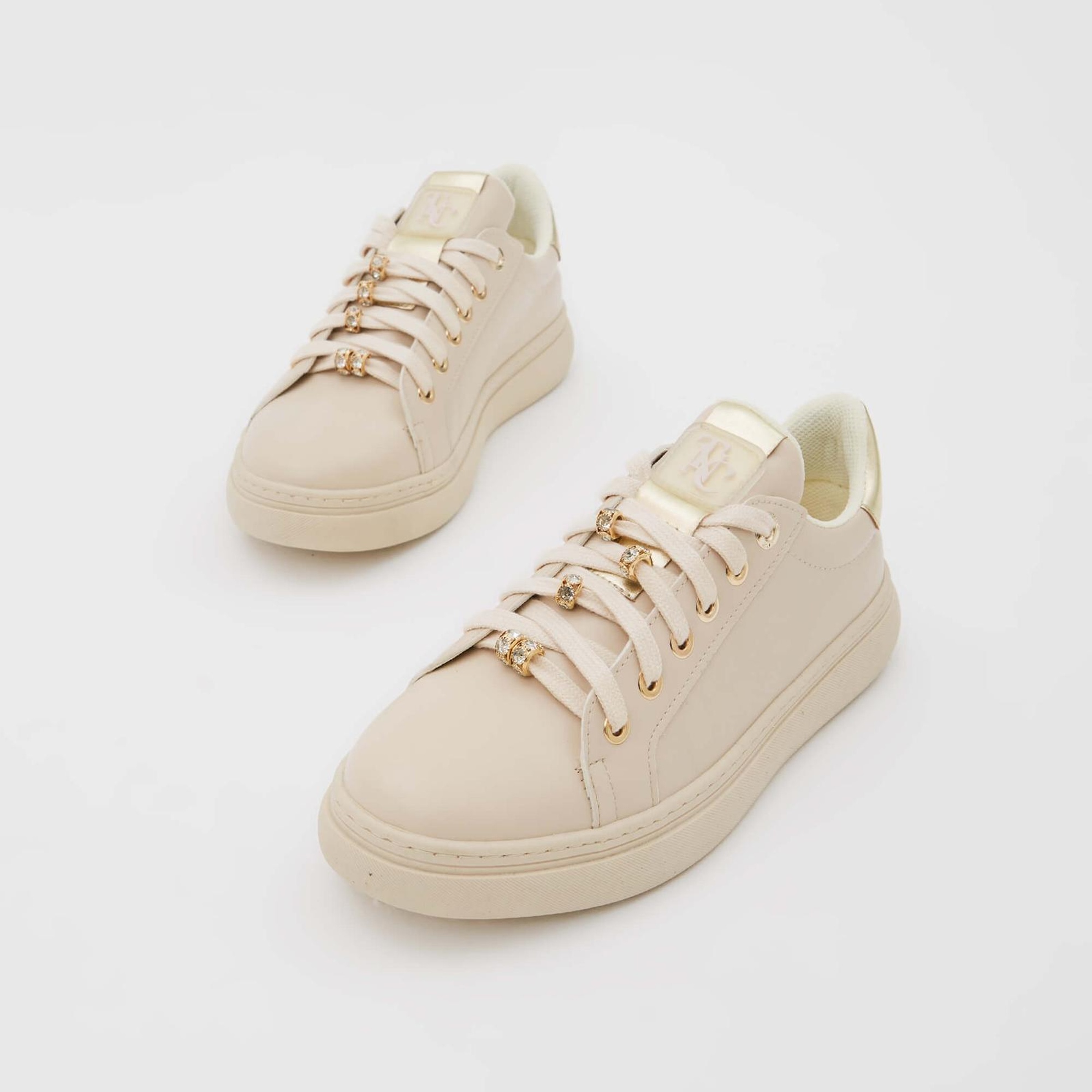 Tamer Tanca Kadın Vegan Bej Sneakers & Spor Ayakkabı