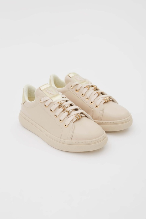  Tamer Tanca Kadın Vegan Bej Sneakers & Spor Ayakkabı