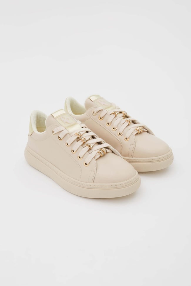  Tamer Tanca Kadın Vegan Bej Sneakers & Spor Ayakkabı