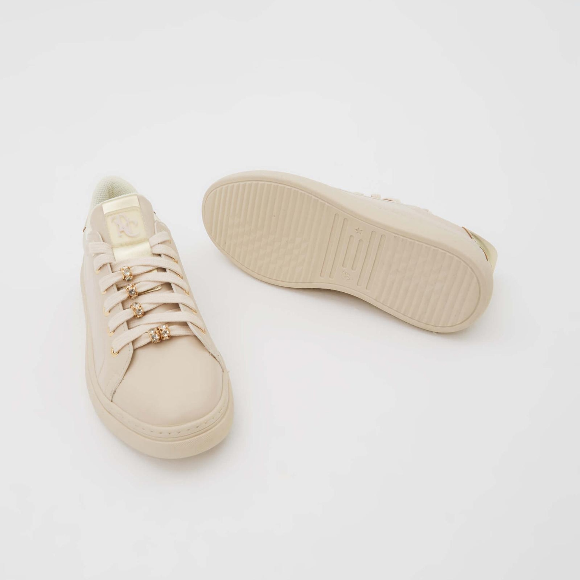 Tamer Tanca Kadın Vegan Bej Sneakers & Spor Ayakkabı