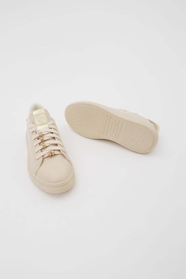  Tamer Tanca Kadın Vegan Bej Sneakers & Spor Ayakkabı