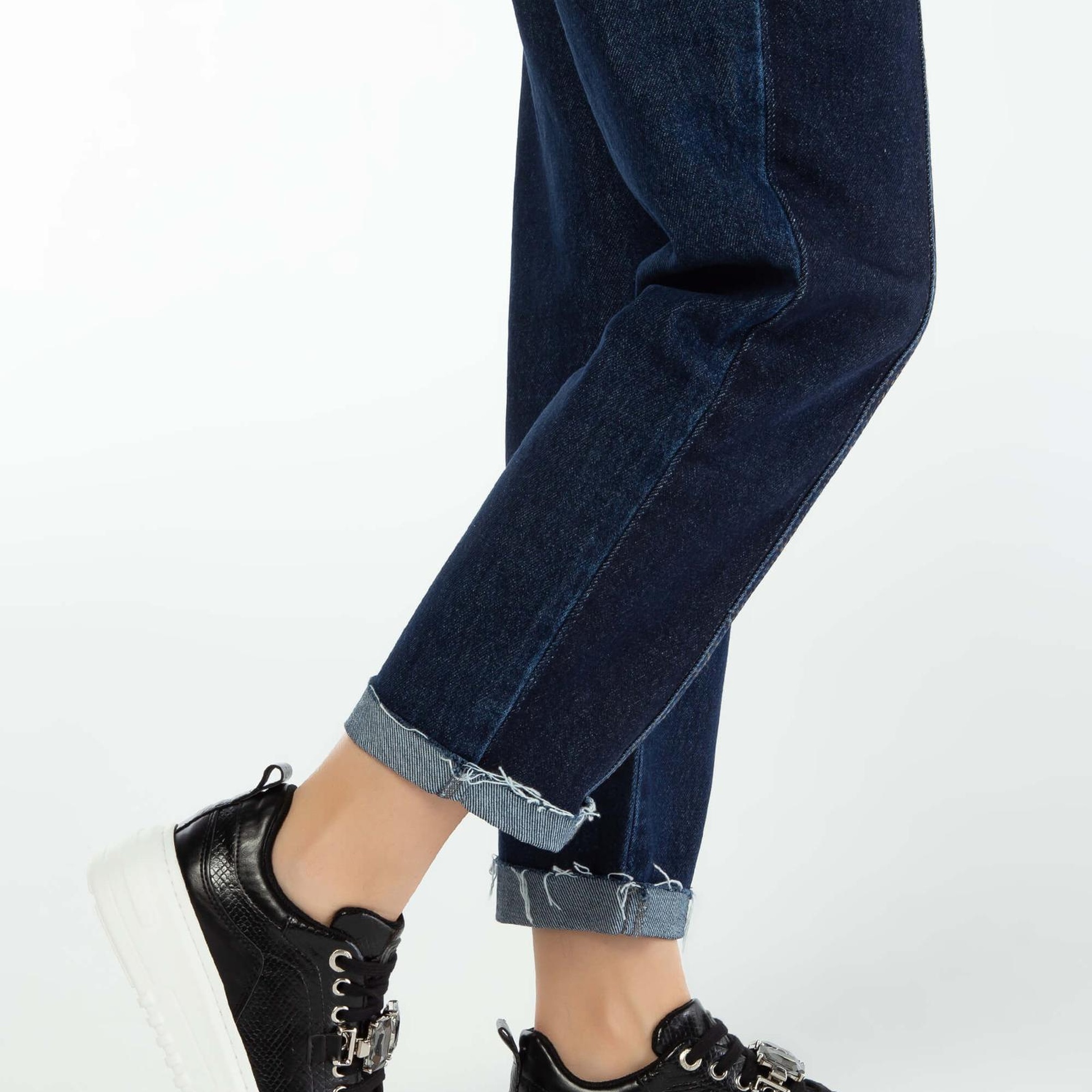 Tamer Tanca Kadın Vegan Siyah Sneakers & Spor Ayakkabı