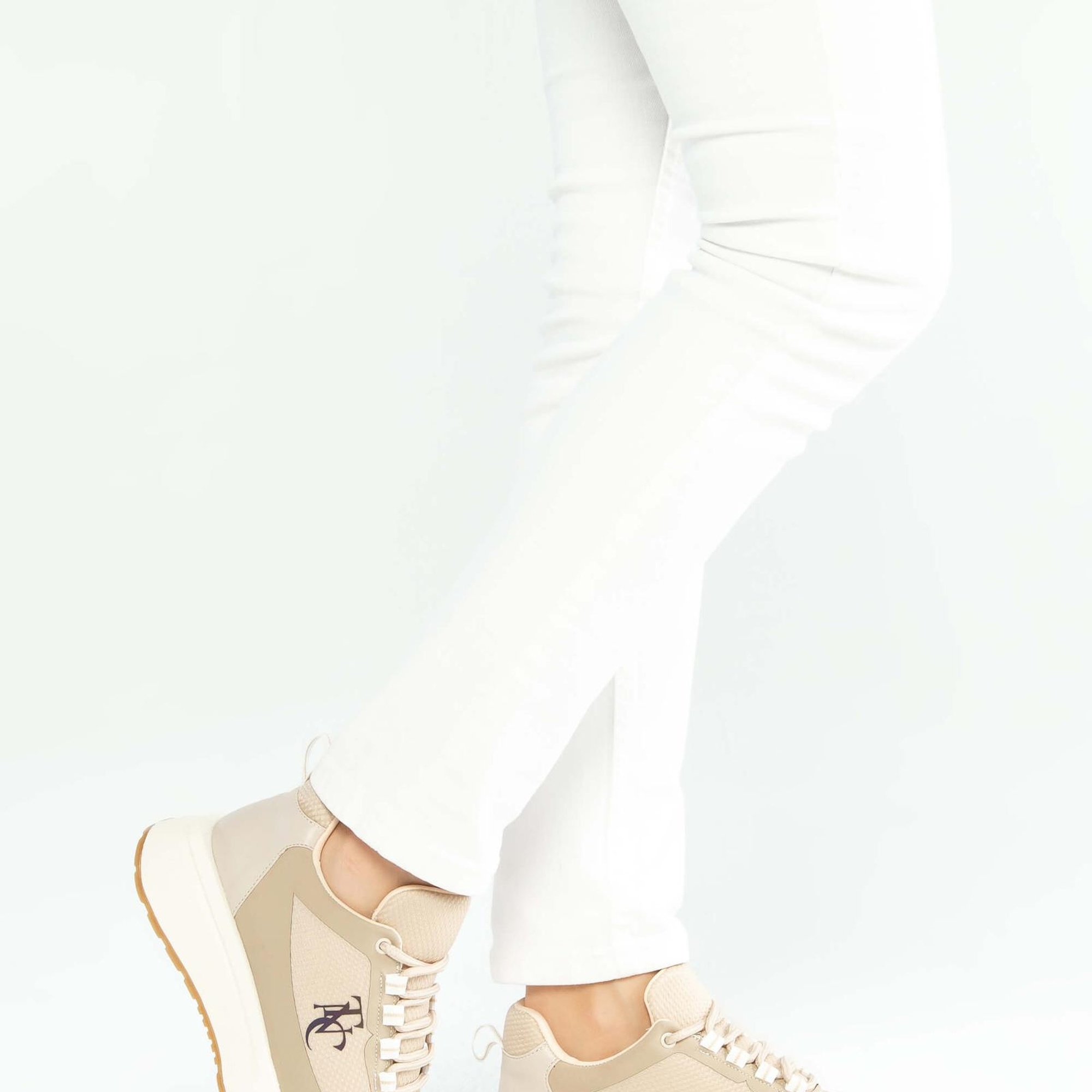 Tamer Tanca Kadın Vegan Bej Sneakers & Spor Ayakkabı