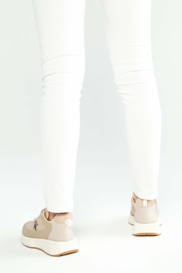  Tamer Tanca Kadın Vegan Bej Sneakers & Spor Ayakkabı