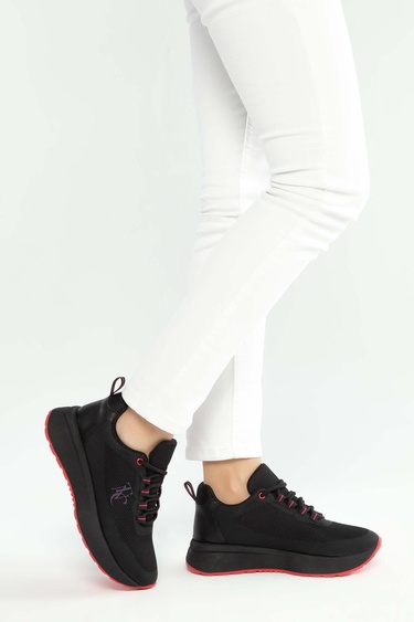  Tamer Tanca Kadın Vegan Siyah Sneakers & Spor Ayakkabı