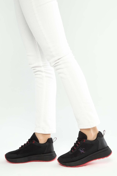  Tamer Tanca Kadın Vegan Siyah Sneakers & Spor Ayakkabı