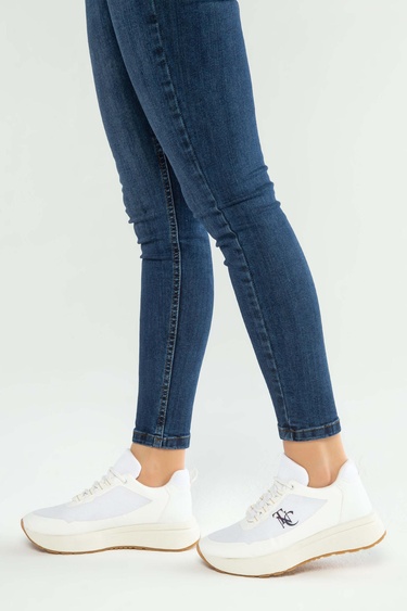  Tamer Tanca Kadın Vegan Beyaz Sneakers & Spor Ayakkabı
