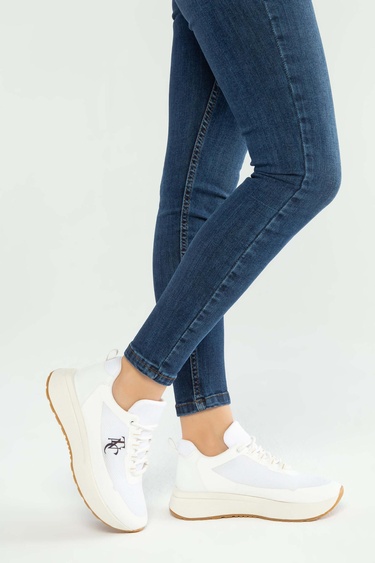  Tamer Tanca Kadın Vegan Beyaz Sneakers & Spor Ayakkabı