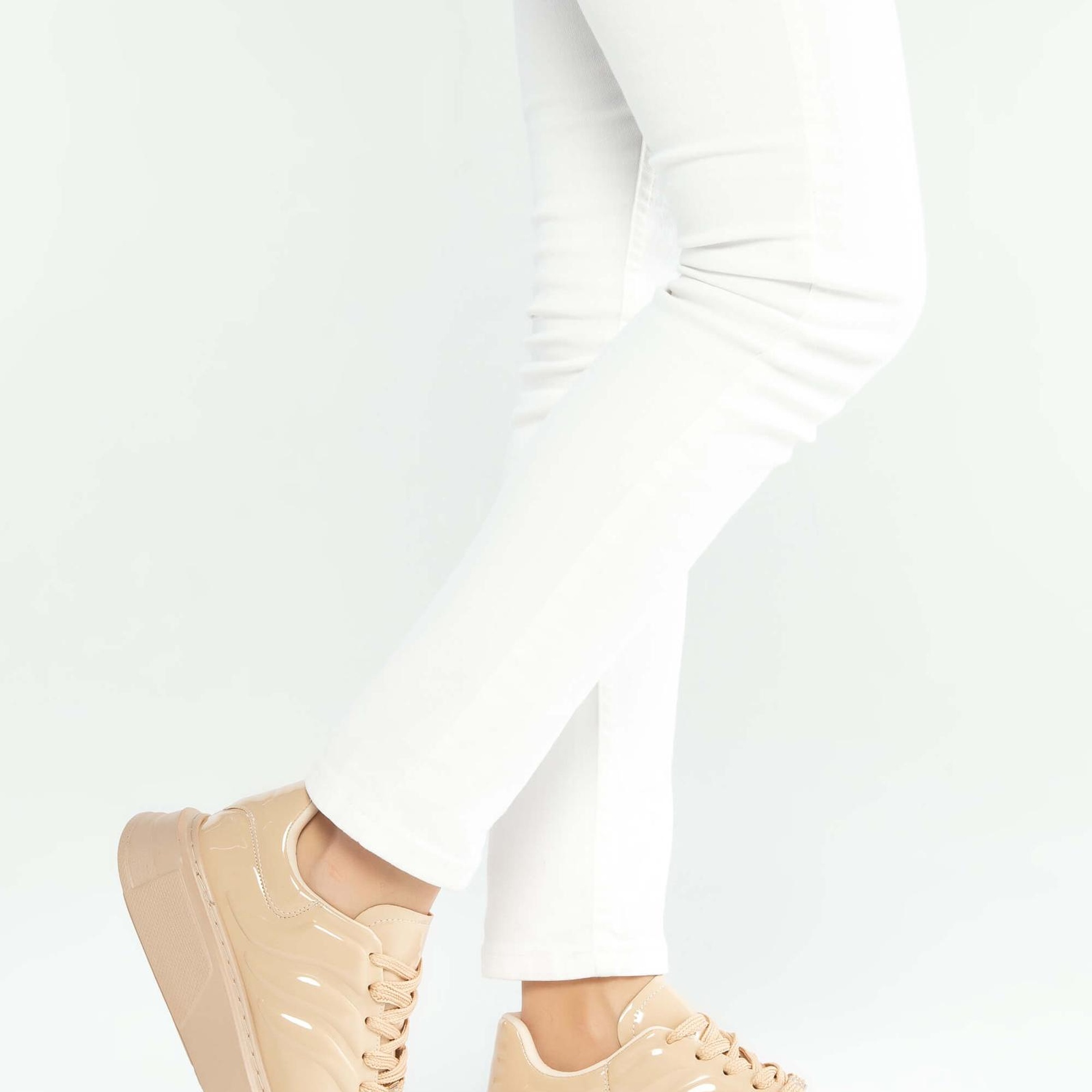 Tamer Tanca Kadın Vegan Bej Sneakers & Spor Ayakkabı