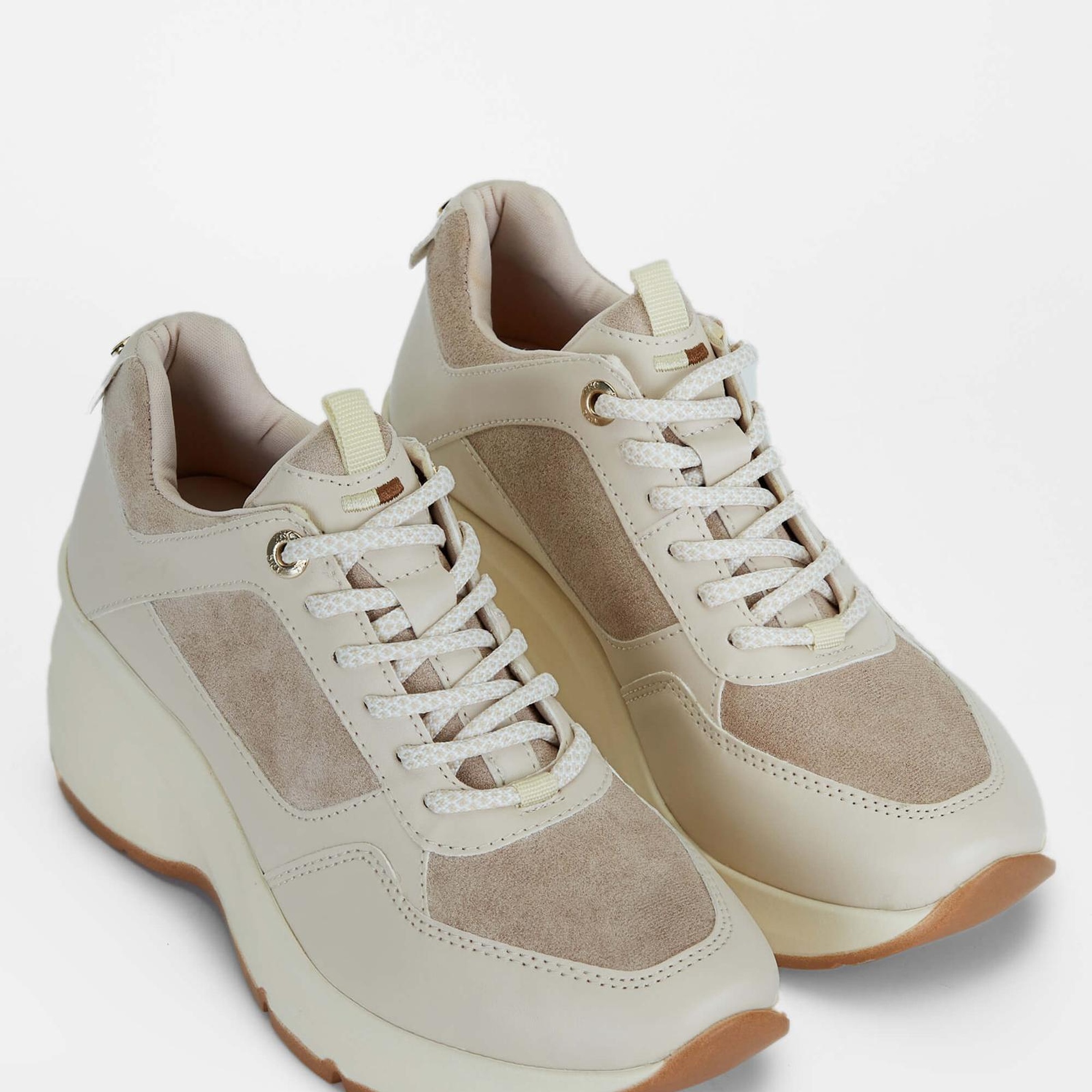 Tamer Tanca Kadın Vegan Bej Sneakers & Spor Ayakkabı