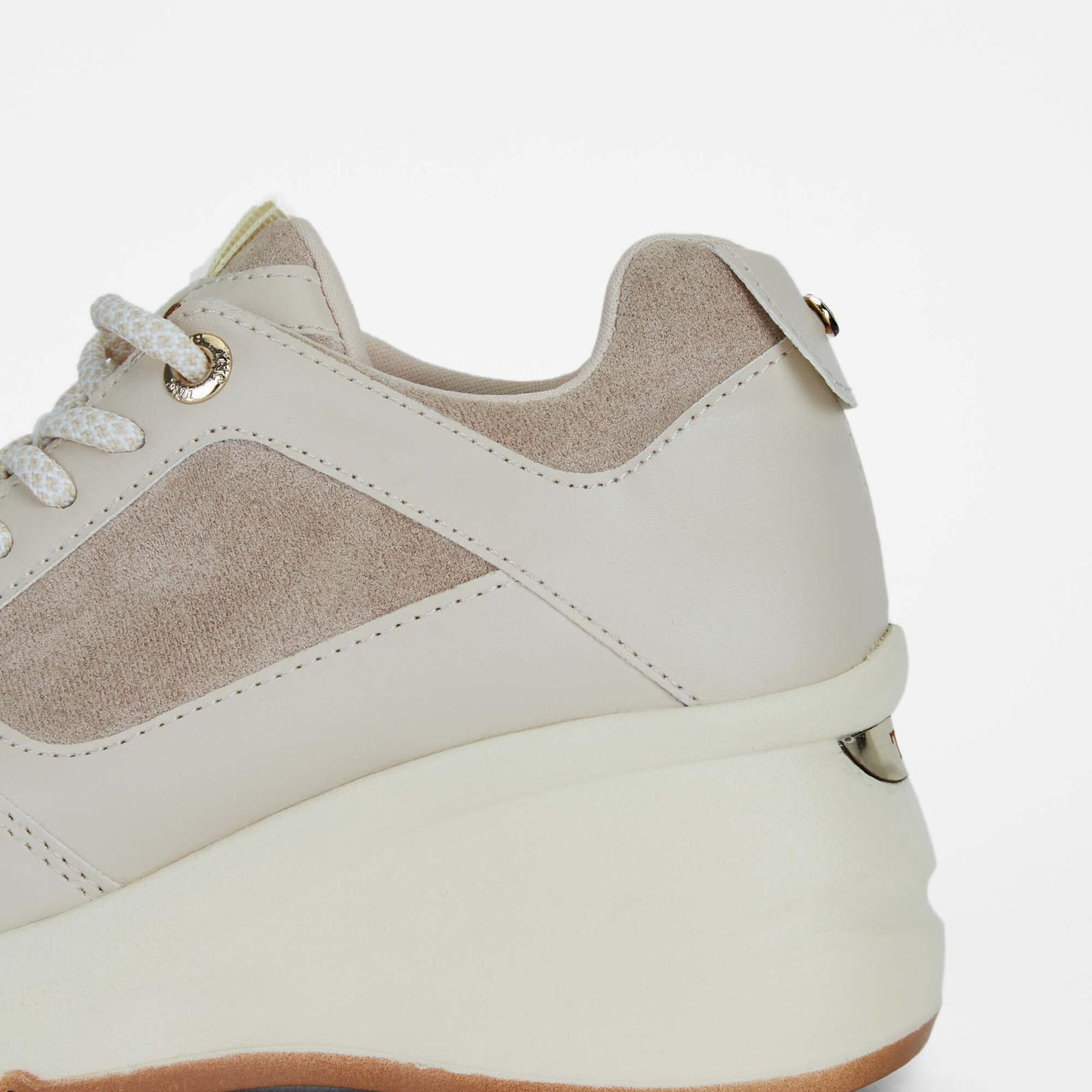 Tamer Tanca Kadın Vegan Bej Sneakers & Spor Ayakkabı