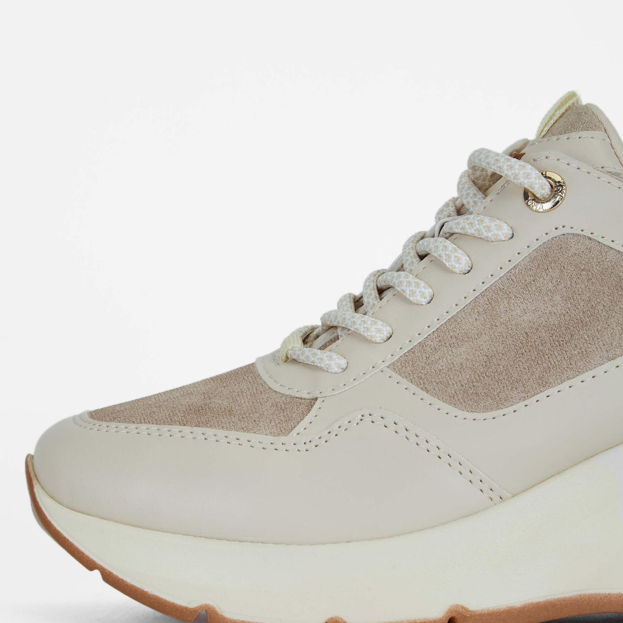 Tamer Tanca Kadın Vegan Bej Sneakers & Spor Ayakkabı