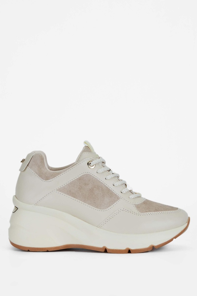  Tamer Tanca Kadın Vegan Bej Sneakers & Spor Ayakkabı