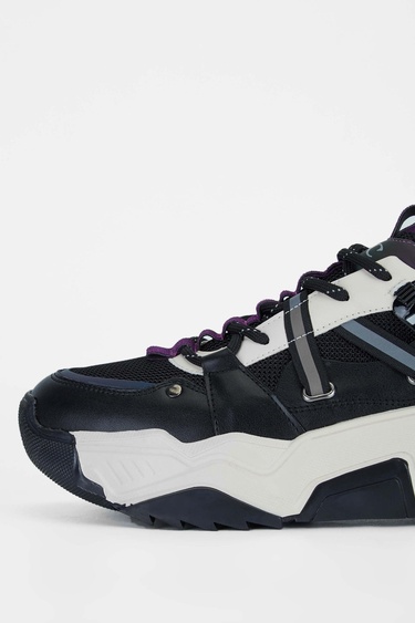  Tamer Tanca Kadın Vegan Siyah Sneakers & Spor Ayakkabı