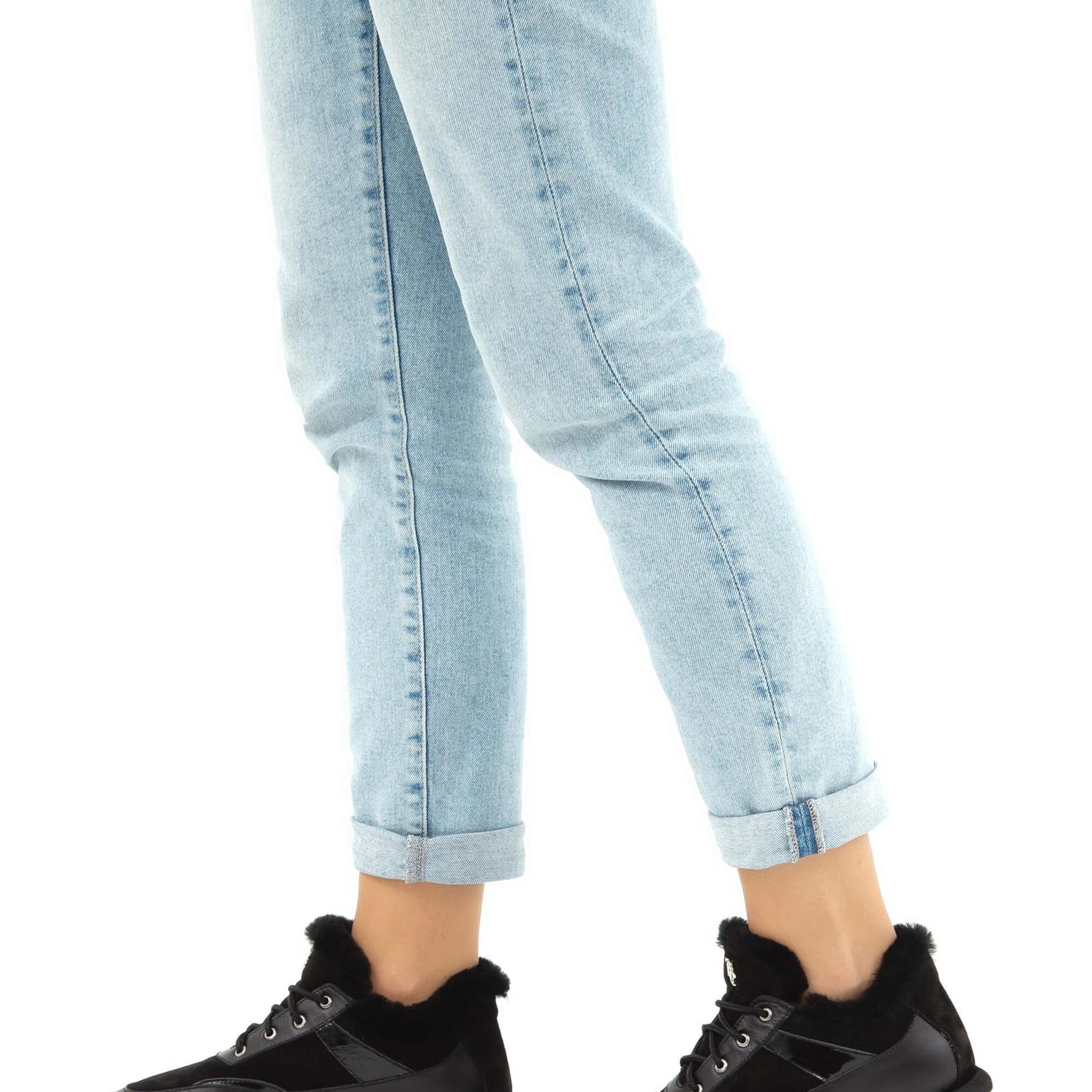 Tamer Tanca Kadın Hakiki Deri Siyah Sneakers & Spor Ayakkabı