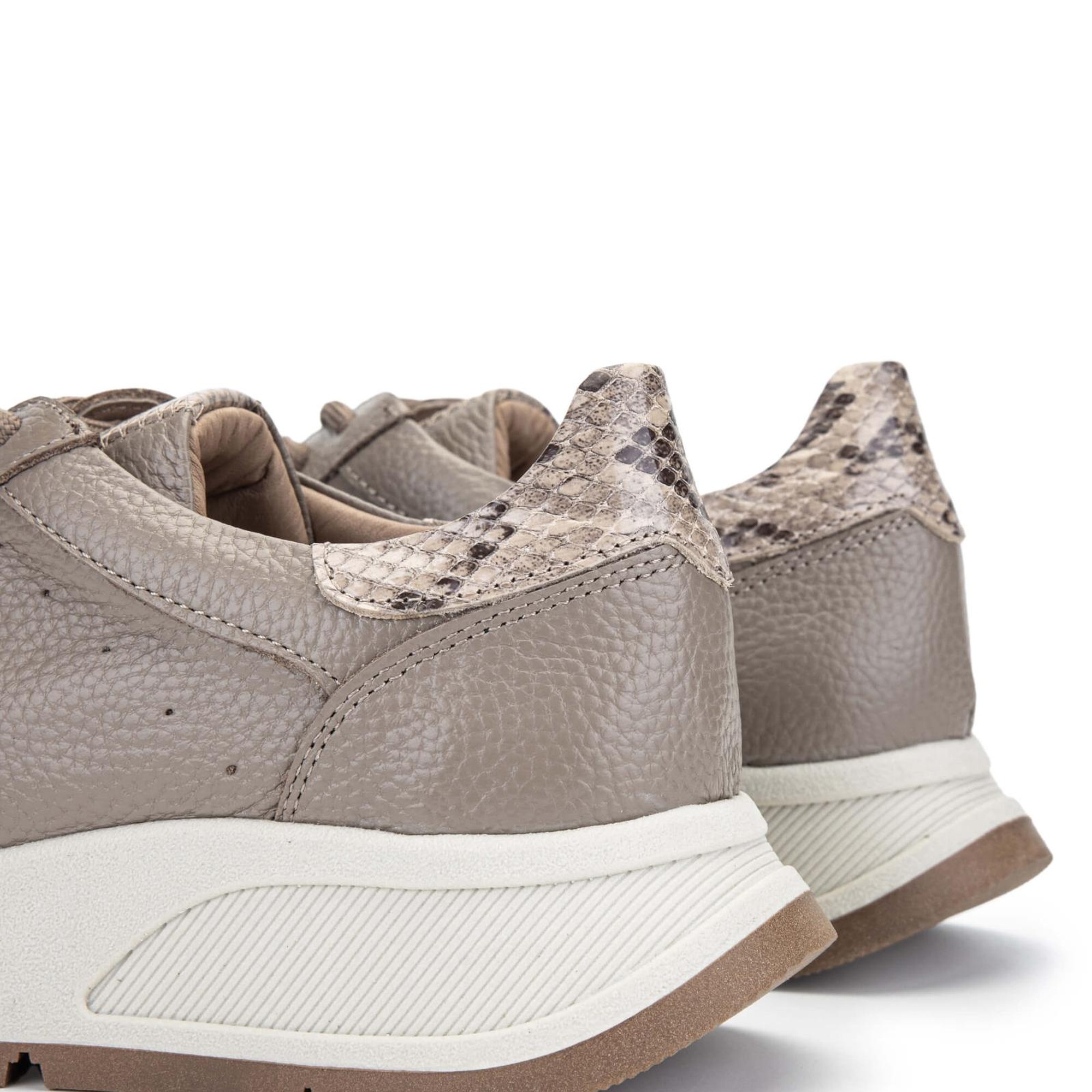 Tamer Tanca Kadın Hakiki Deri Bej Sneakers & Spor Ayakkabı