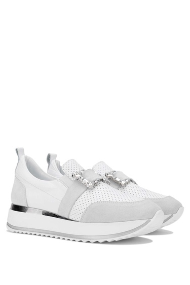  Tamer Tanca Kadın Hakiki Deri Beyaz Sneakers & Spor Ayakkabı