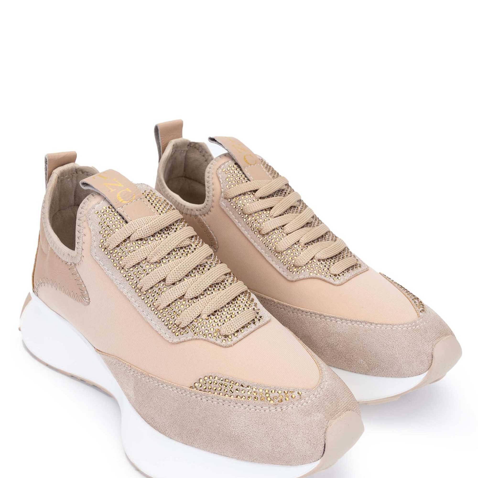 Tamer Tanca Kadın Vegan Bej Sneakers & Spor Ayakkabı