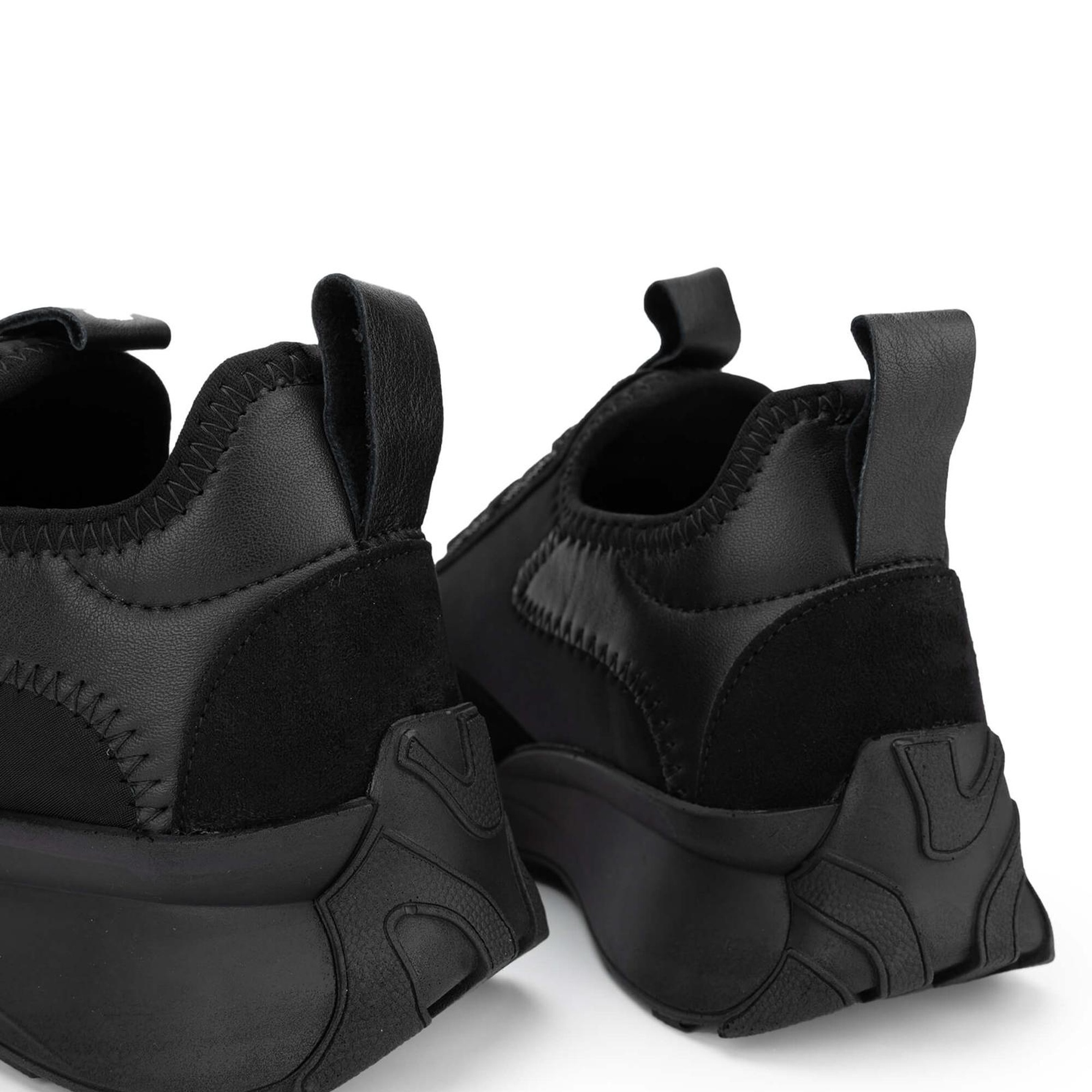 Tamer Tanca Kadın Vegan Siyah Sneakers & Spor Ayakkabı