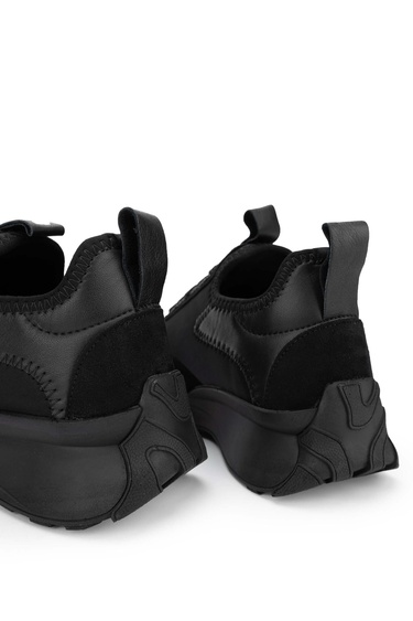 Tamer Tanca Kadın Vegan Siyah Sneakers & Spor Ayakkabı