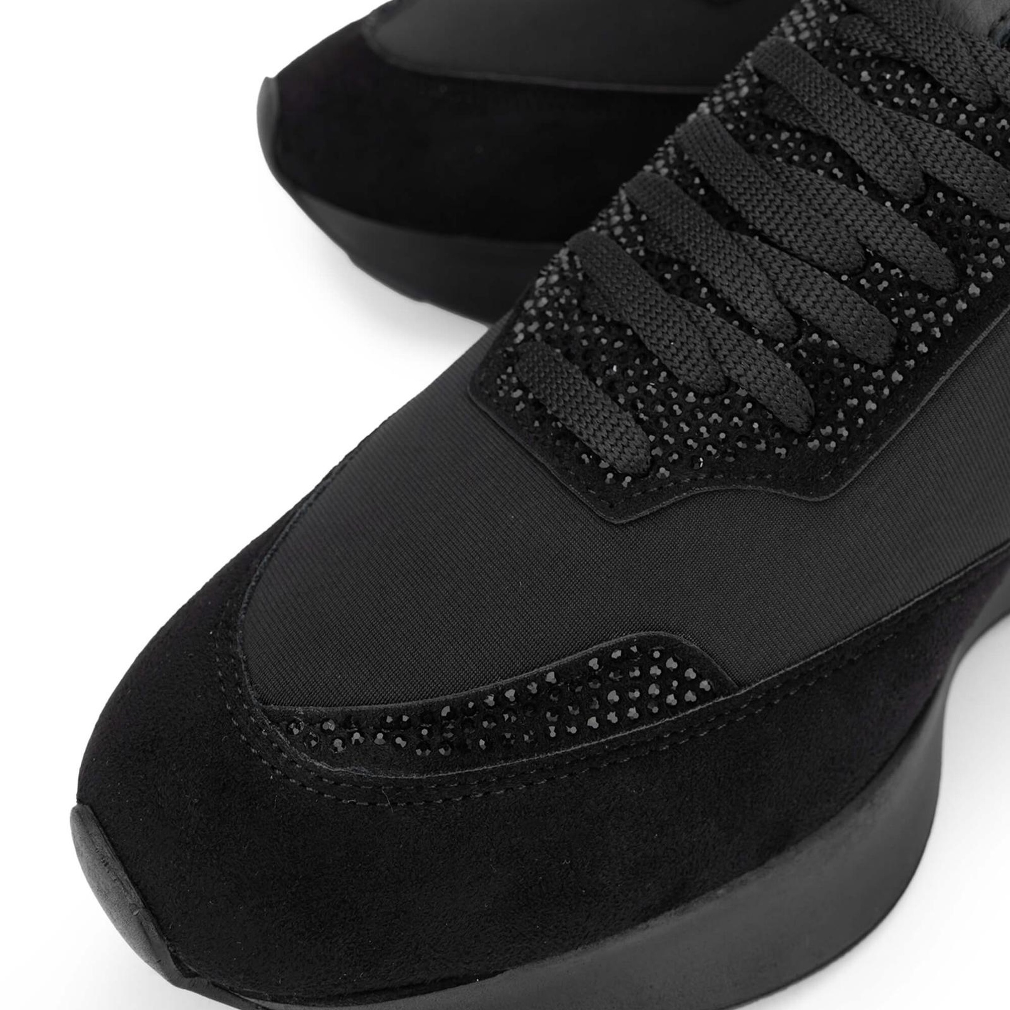 Tamer Tanca Kadın Vegan Siyah Sneakers & Spor Ayakkabı