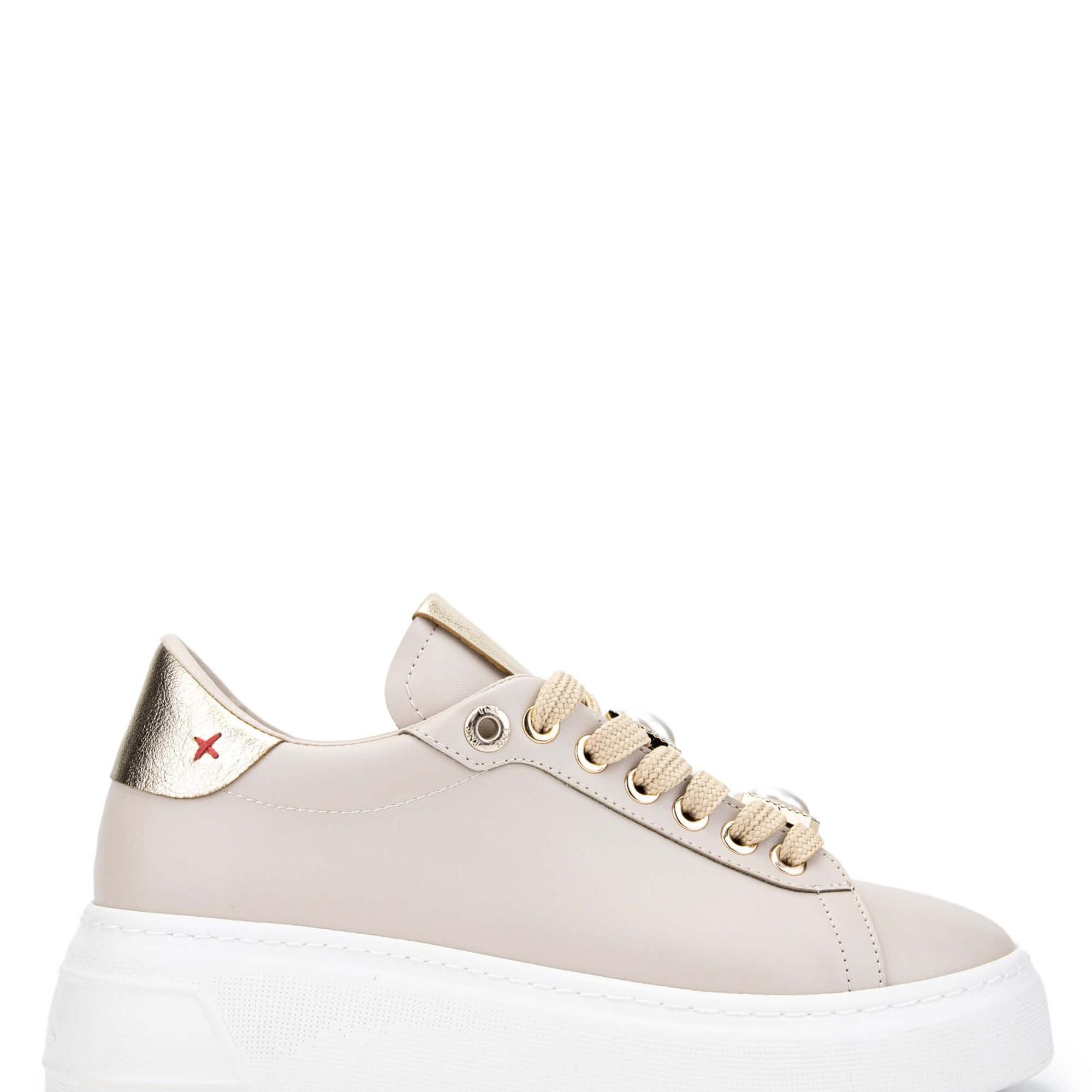 Tamer Tanca Kadın Vegan Bej Sneakers & Spor Ayakkabı