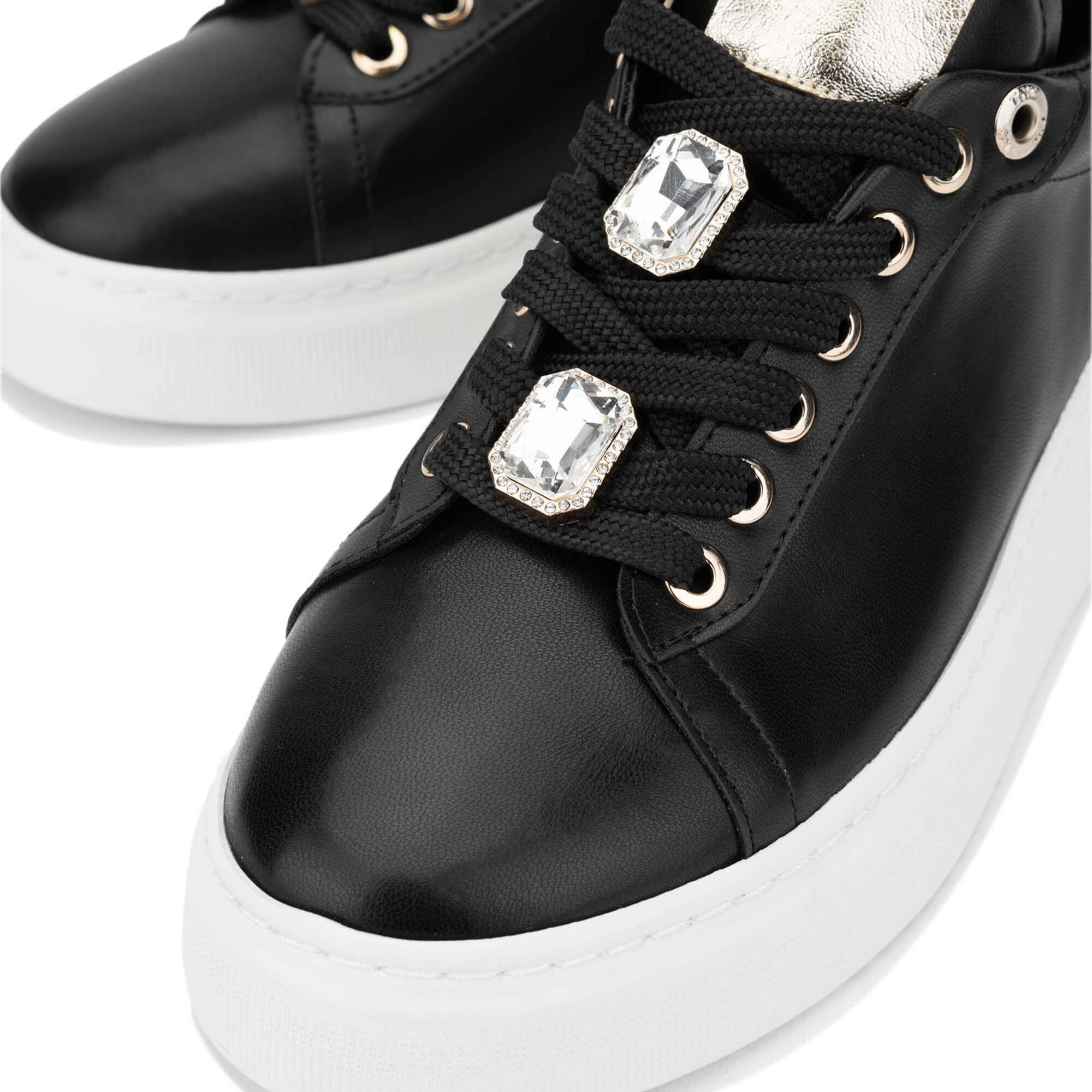 Tamer Tanca Kadın Vegan Siyah Sneakers & Spor Ayakkabı