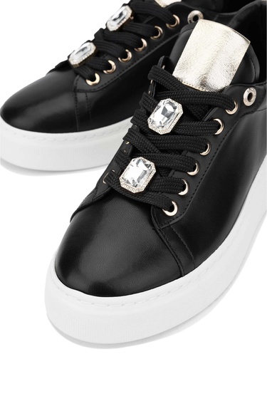  Tamer Tanca Kadın Vegan Siyah Sneakers & Spor Ayakkabı