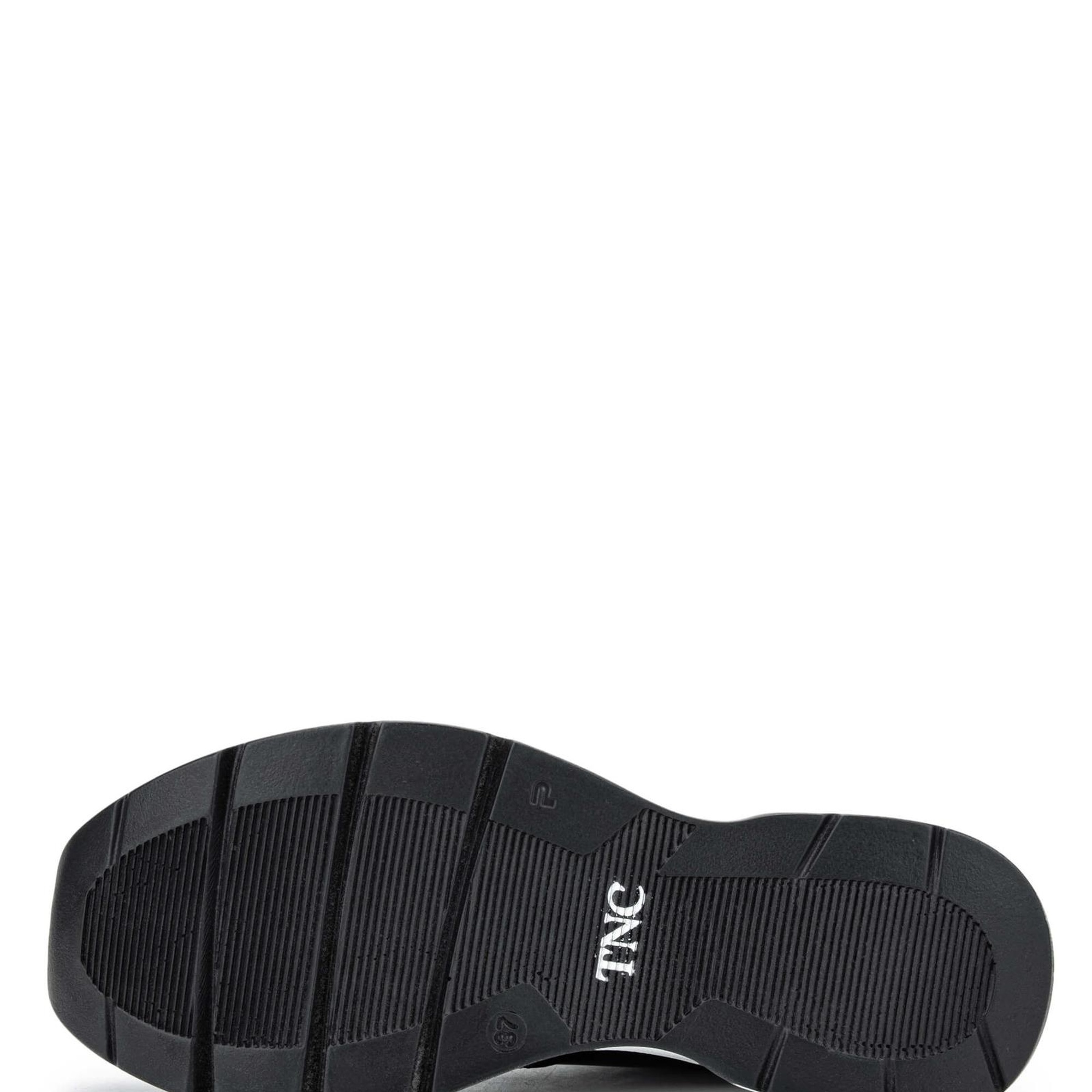 Tamer Tanca Kadın Hakiki Deri Siyah Rugan Sneakers & Spor Ayakkabı