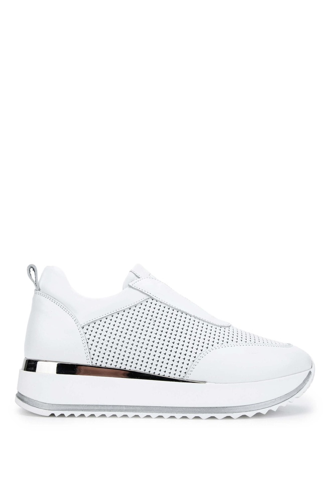  Tamer Tanca Kadın Hakiki Deri Beyaz Sneakers & Spor Ayakkabı