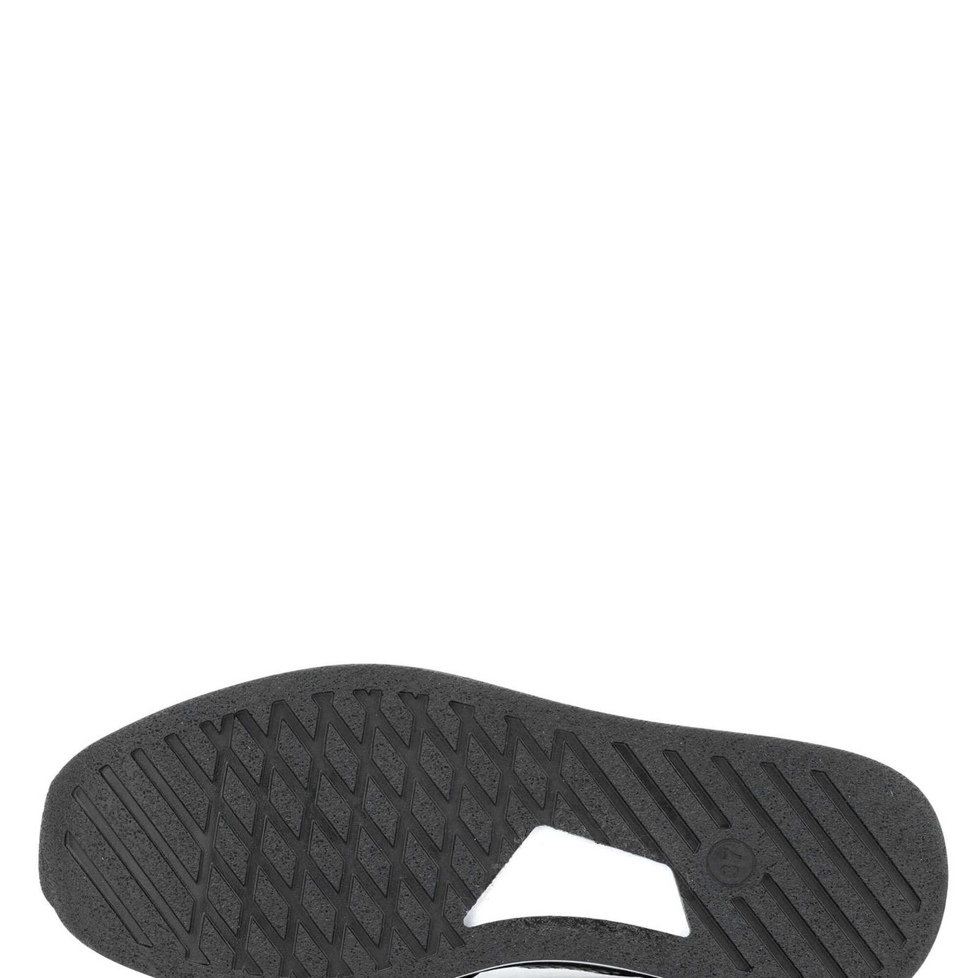 Tamer Tanca Kadın Deri Hasır Siyah Rugan Sneakers & Spor Ayakkabı