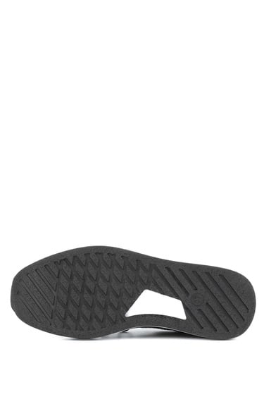  Tamer Tanca Kadın Deri Hasır Siyah Rugan Sneakers & Spor Ayakkabı