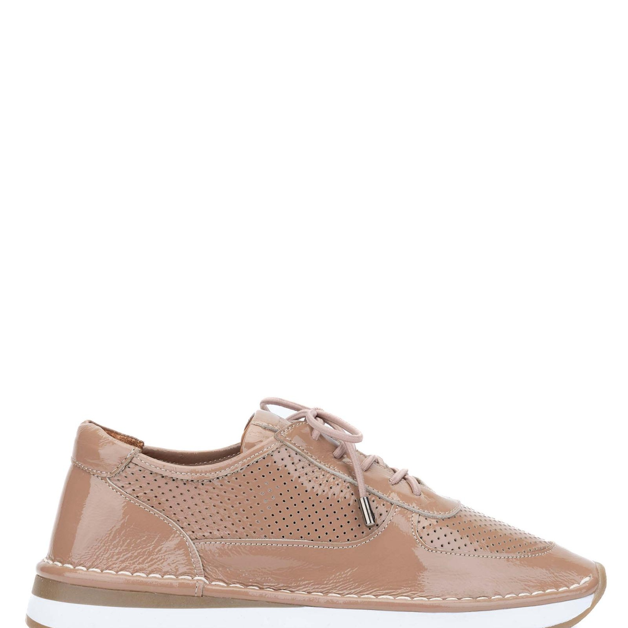 Tamer Tanca Kadın Deri Hasır Vizon Rugan Sneakers & Spor Ayakkabı