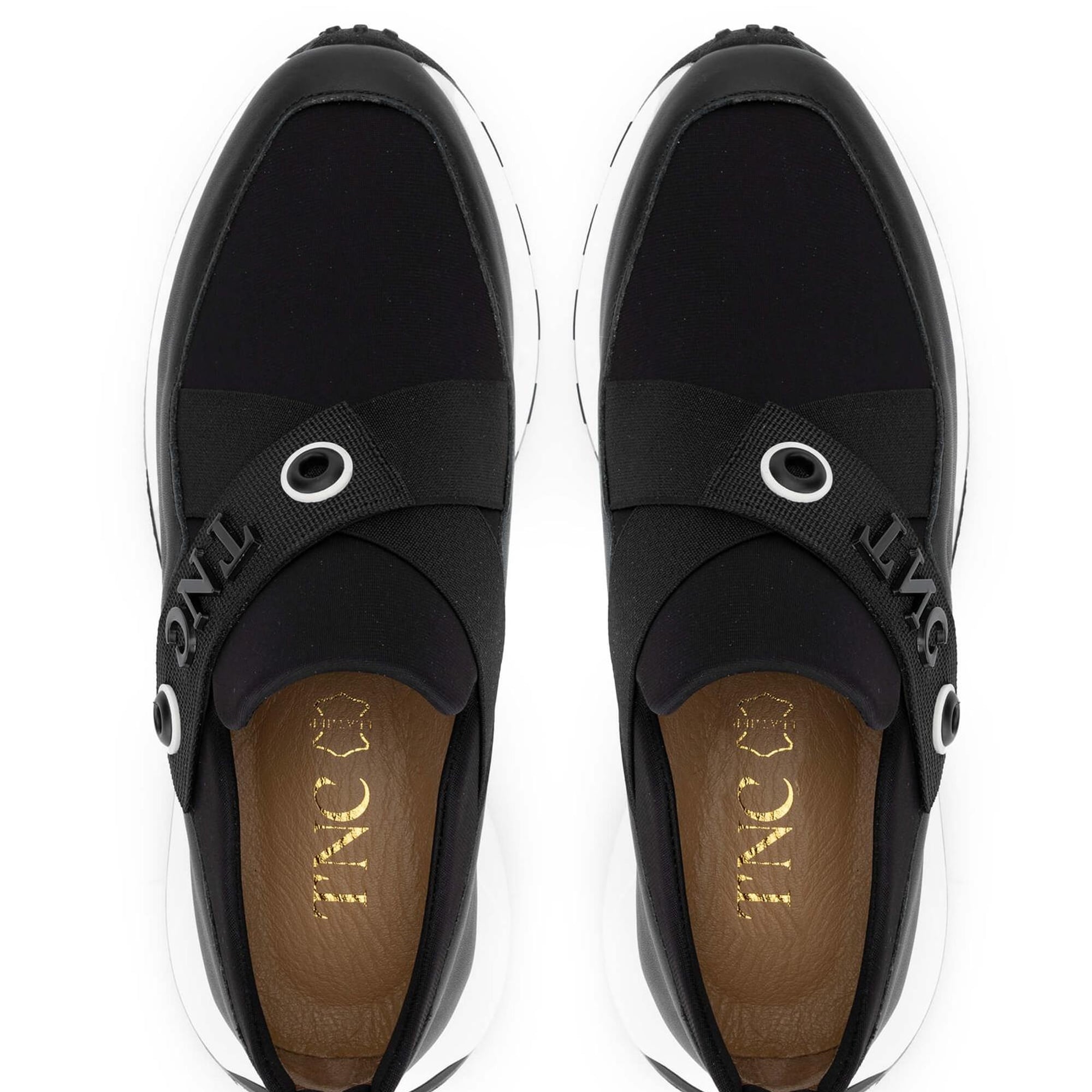 Tamer Tanca Kadın Deri Hasır Siyah Sneakers & Spor Ayakkabı