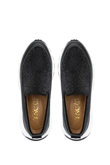  Tamer Tanca Kadın Hakiki Deri Siyah Sneakers & Spor Ayakkabı