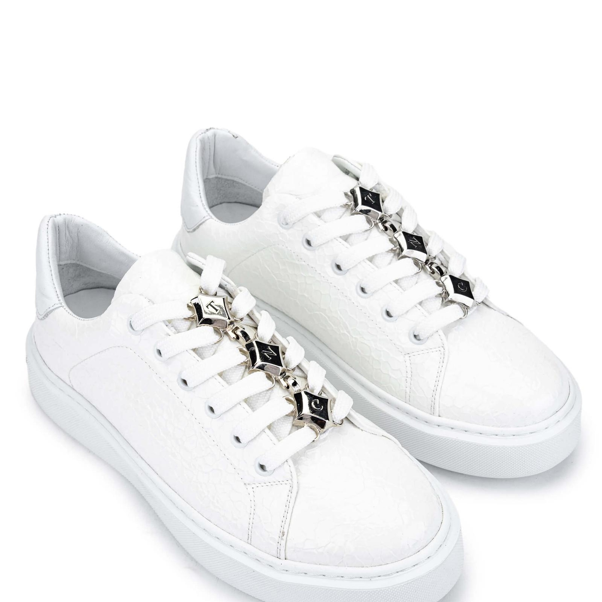 Tamer Tanca Kadın Hakiki Deri Beyaz Sneakers & Spor Ayakkabı