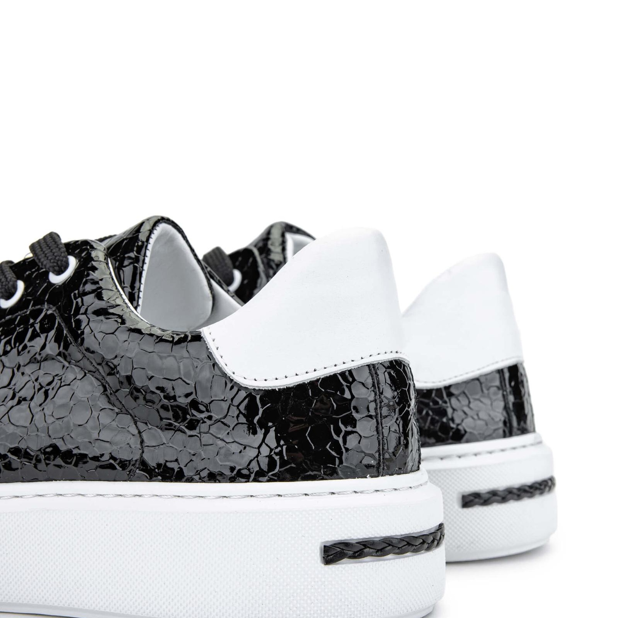 Tamer Tanca Kadın Hakiki Deri Siyah Sneakers & Spor Ayakkabı