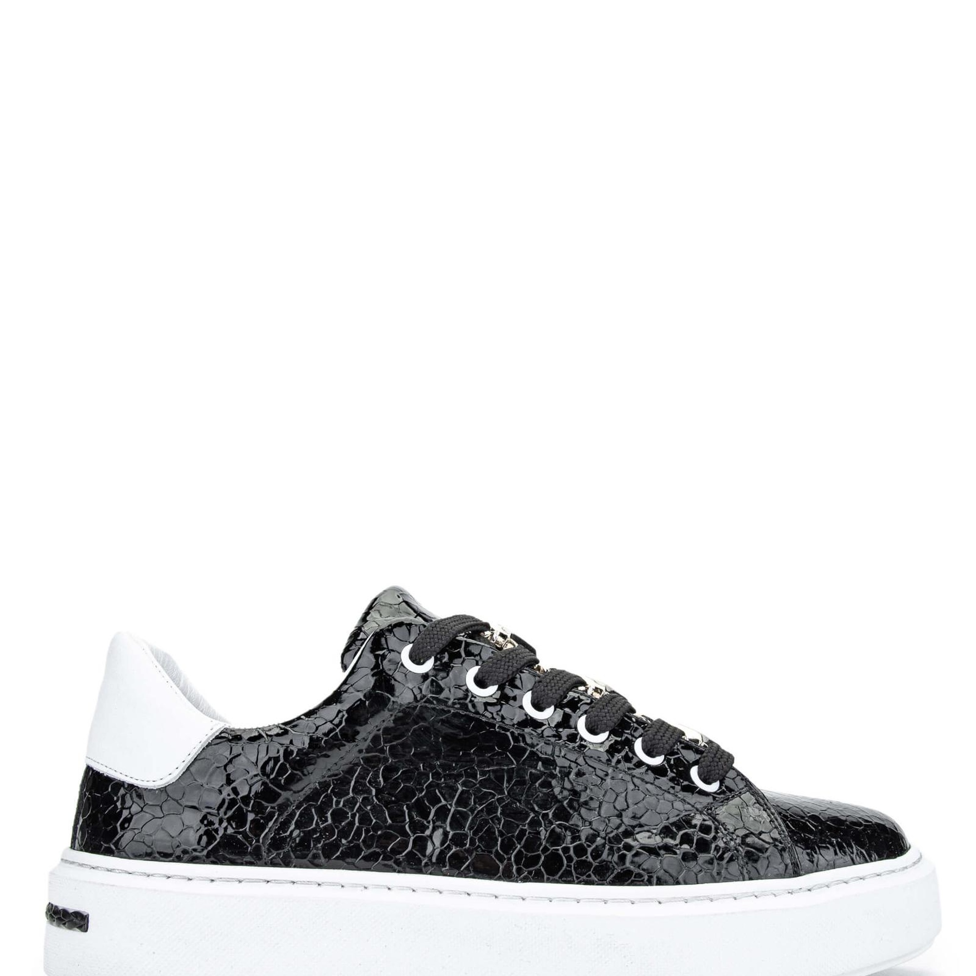 Tamer Tanca Kadın Hakiki Deri Siyah Sneakers & Spor Ayakkabı