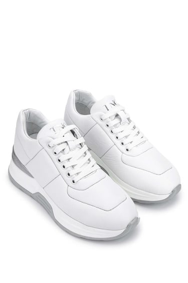  Tamer Tanca Kadın Hakiki Deri Beyaz Sneakers & Spor Ayakkabı