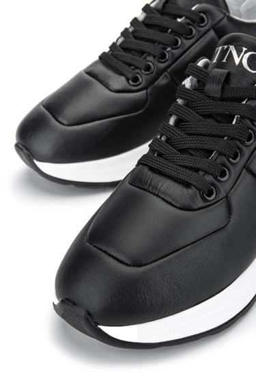  Tamer Tanca Kadın Hakiki Deri Siyah Deri Sneakers & Spor Ayakkabı