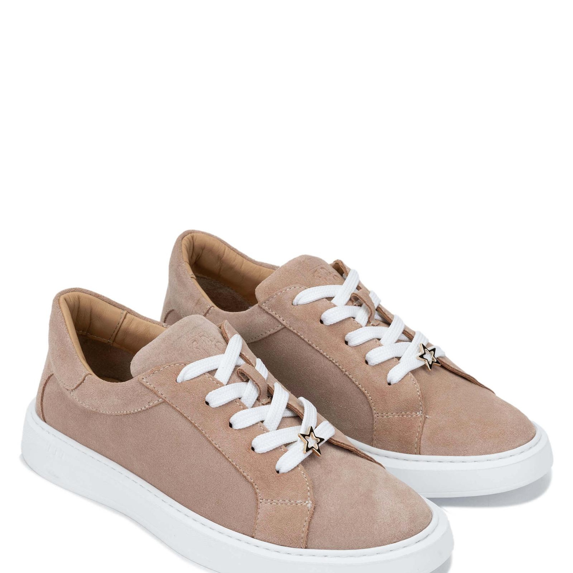 Tamer Tanca Kadın Hakiki Deri Pudra Süet Sneakers & Spor Ayakkabı