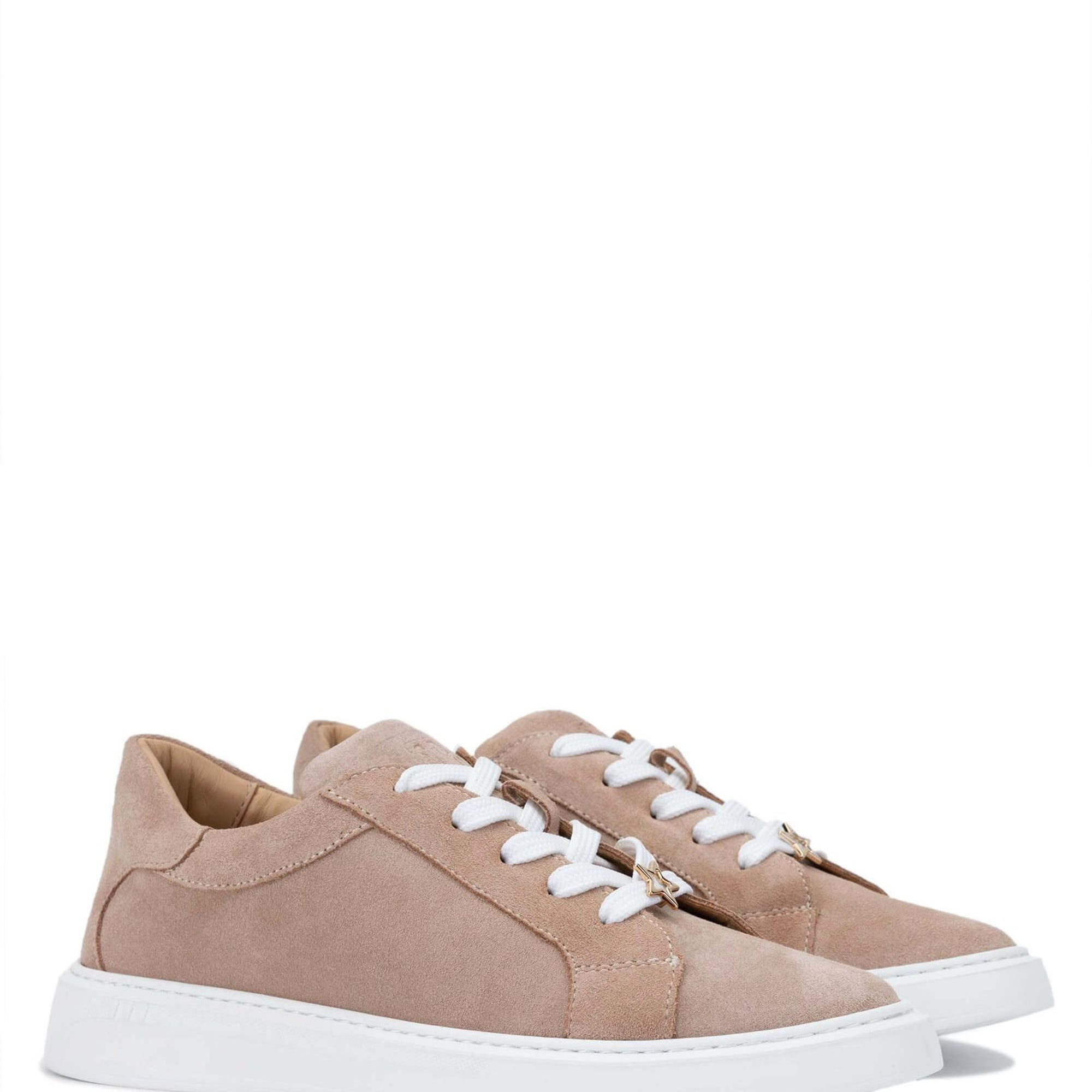 Tamer Tanca Kadın Hakiki Deri Pudra Süet Sneakers & Spor Ayakkabı