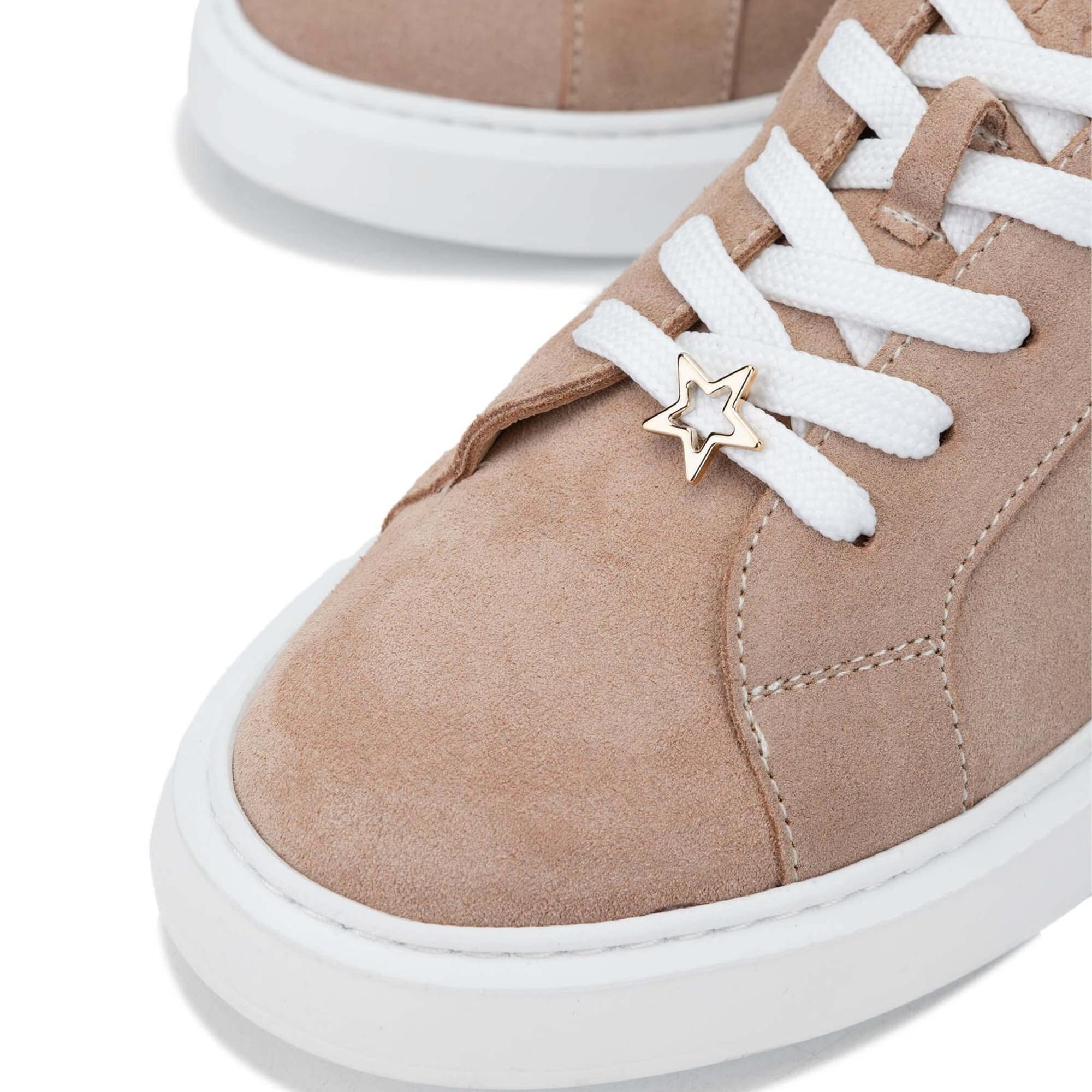 Tamer Tanca Kadın Hakiki Deri Pudra Süet Sneakers & Spor Ayakkabı