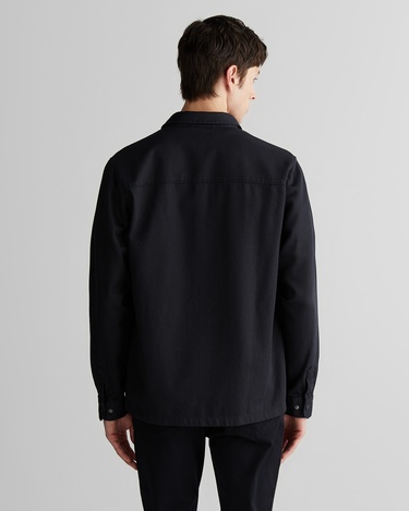  GANT Erkek Siyah Oversize Fit Gömlek