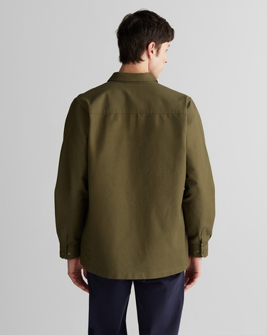  GANT Erkek Yeşil Oversize Fit Logolu Gömlek