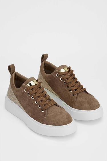  Tamer Tanca Kadın Vegan Vizon Casual Ayakkabı