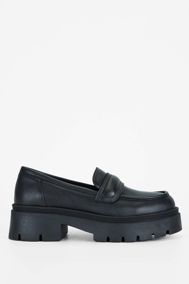  Tamer Tanca Kadın Hakiki Deri Siyah Deri Casual Ayakkabı