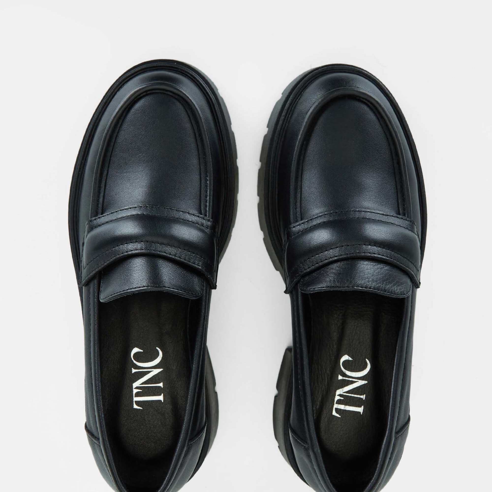 Tamer Tanca Kadın Hakiki Deri Siyah Deri Casual Ayakkabı