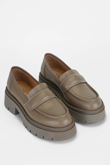  Tamer Tanca Kadın Hakiki Deri Vizon Casual Ayakkabı