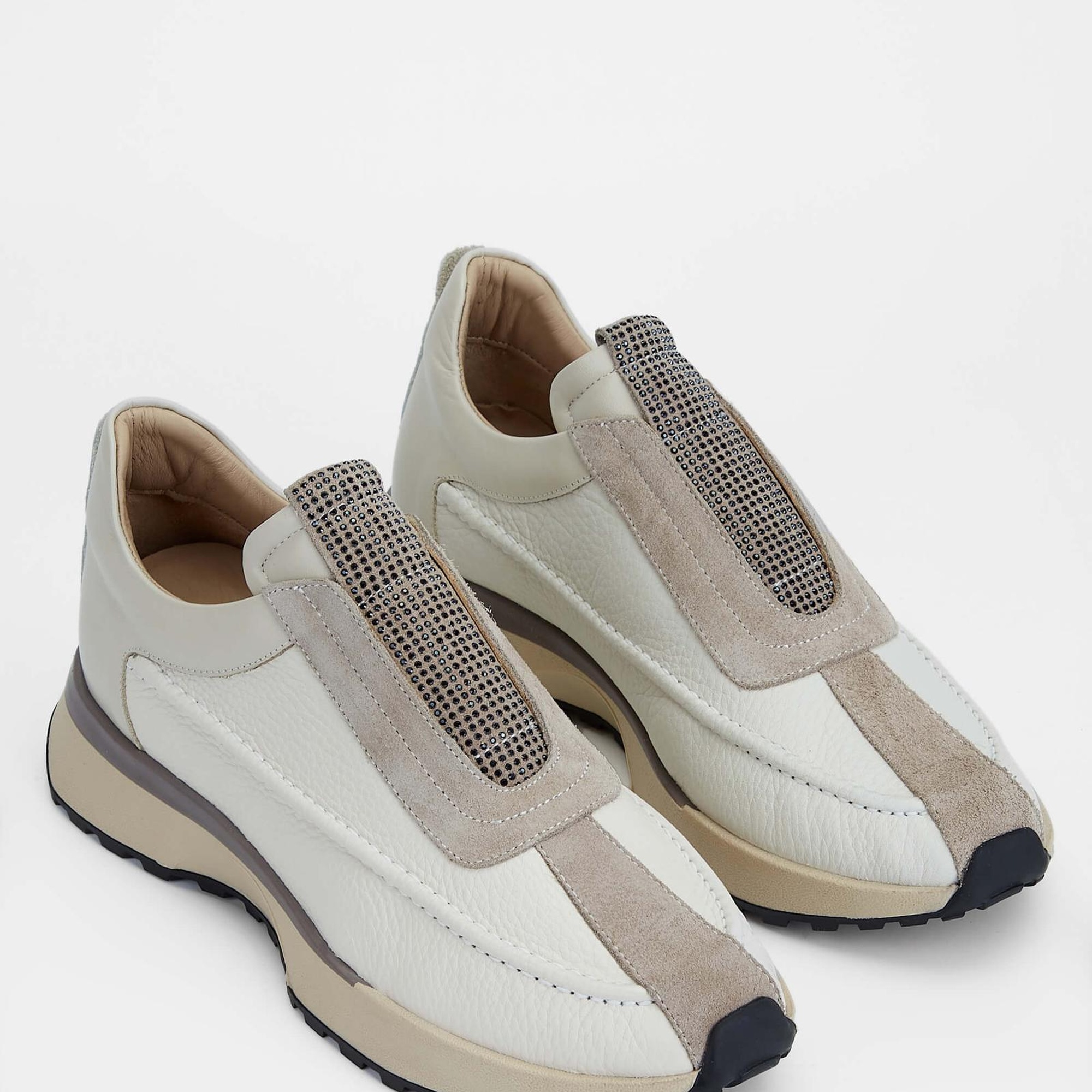 Tamer Tanca Kadın Hakiki Deri Bej Casual Ayakkabı